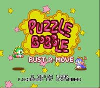Puzzle Bobble - Bust a Move, capture d'écran